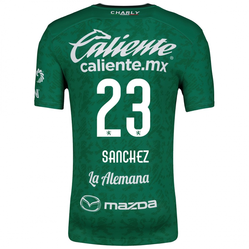 Børn Borja Sánchez #23 Grøn Hvid Hjemmebane Spillertrøjer 2024/25 Trøje T-Shirt