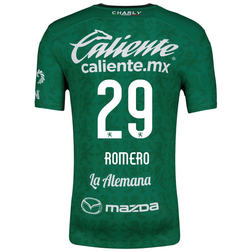 Børn Lucas Romero #29 Grøn Hvid Hjemmebane Spillertrøjer 2024/25 Trøje T-Shirt