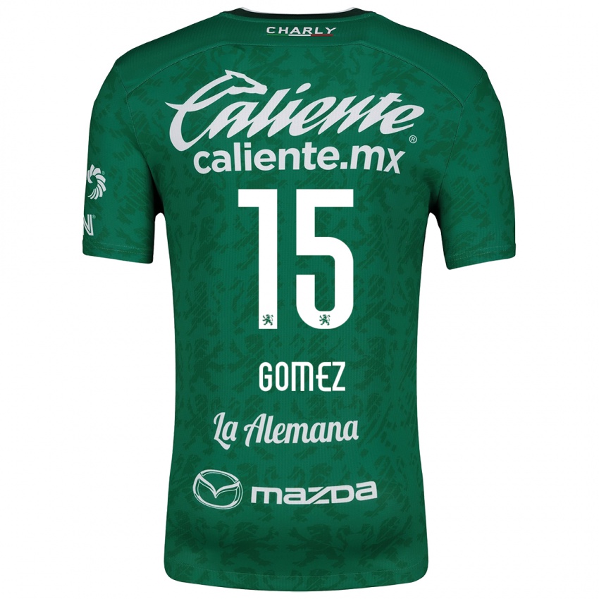 Børn Paulina Gómez #15 Grøn Hvid Hjemmebane Spillertrøjer 2024/25 Trøje T-Shirt