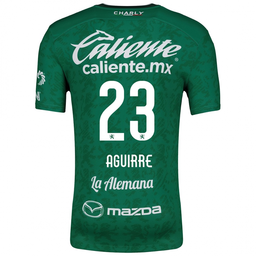 Børn Zoe Aguirre #23 Grøn Hvid Hjemmebane Spillertrøjer 2024/25 Trøje T-Shirt