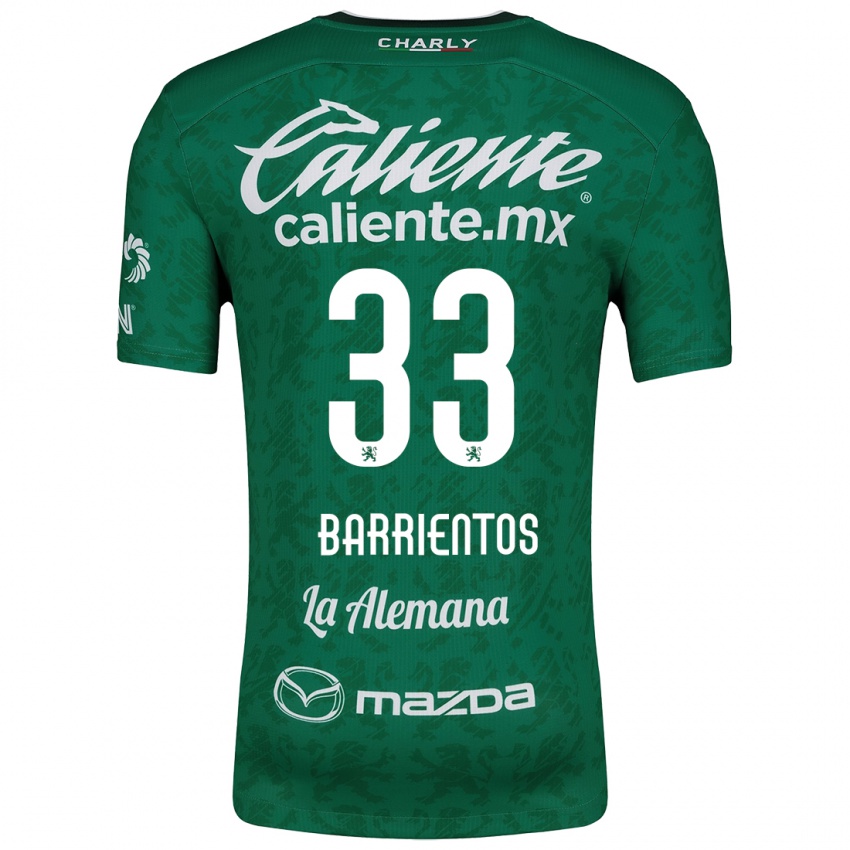 Børn Yashira Barrientos #33 Grøn Hvid Hjemmebane Spillertrøjer 2024/25 Trøje T-Shirt