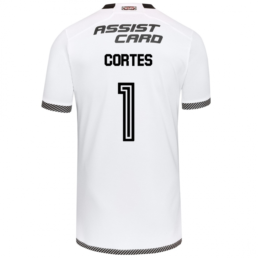 Børn Brayan Cortés #1 Hvid Sort Hjemmebane Spillertrøjer 2024/25 Trøje T-Shirt