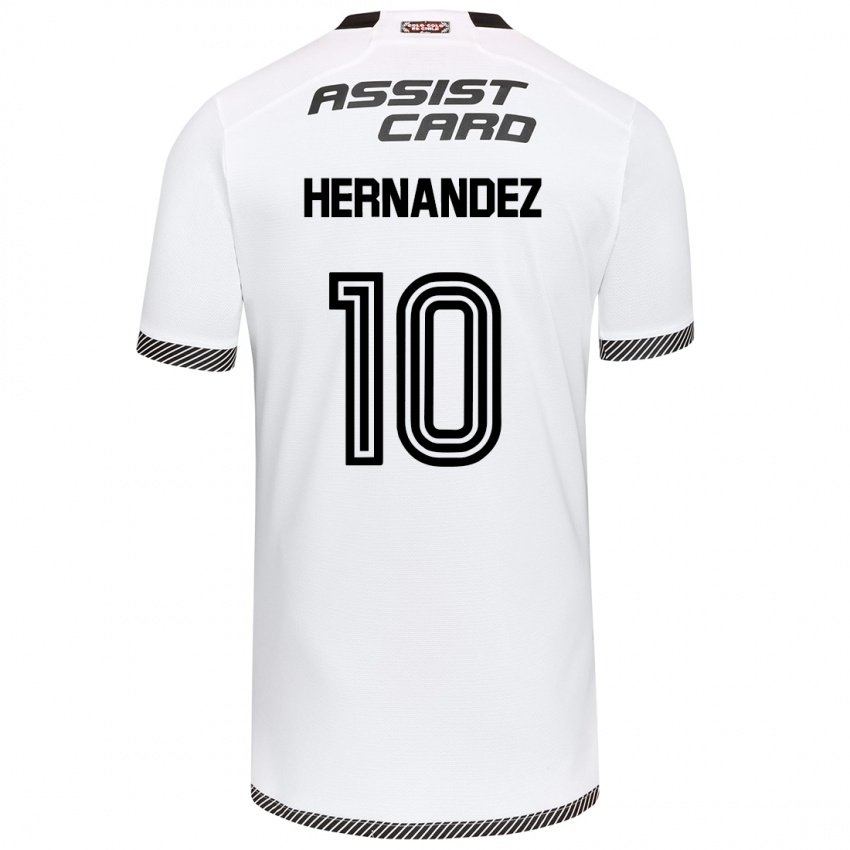 Børn Leandro Hernández #10 Hvid Sort Hjemmebane Spillertrøjer 2024/25 Trøje T-Shirt