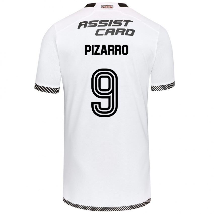 Børn Damián Pizarro #9 Hvid Sort Hjemmebane Spillertrøjer 2024/25 Trøje T-Shirt