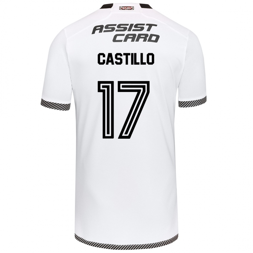 Børn Fabián Castillo #17 Hvid Sort Hjemmebane Spillertrøjer 2024/25 Trøje T-Shirt