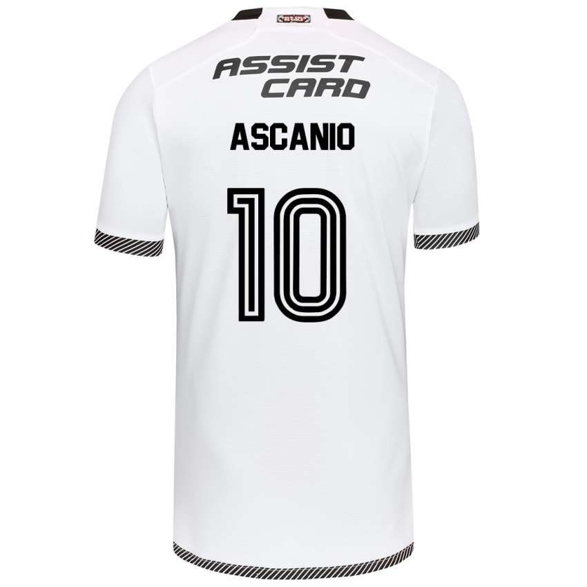 Børn Yusmery Ascanio #10 Hvid Sort Hjemmebane Spillertrøjer 2024/25 Trøje T-Shirt