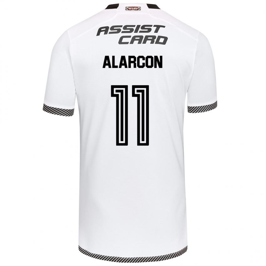 Børn Antonia Alarcón #11 Hvid Sort Hjemmebane Spillertrøjer 2024/25 Trøje T-Shirt