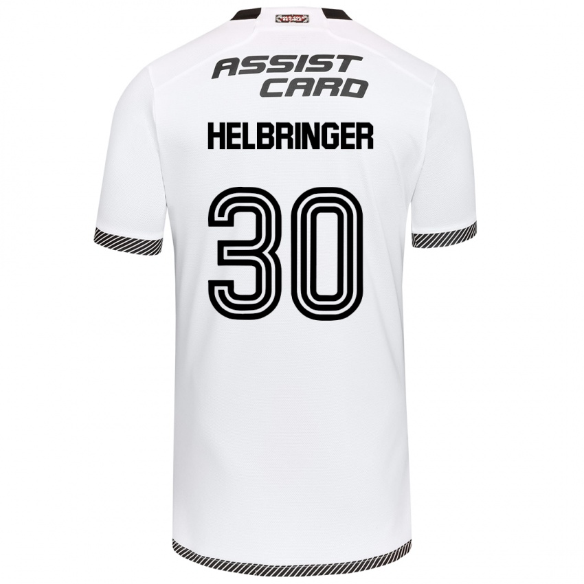 Børn Aixa Helbringer #30 Hvid Sort Hjemmebane Spillertrøjer 2024/25 Trøje T-Shirt