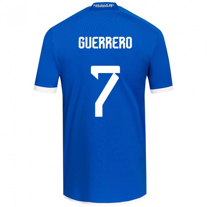 Børn Maximiliano Guerrero #7 Blå Hvid Hjemmebane Spillertrøjer 2024/25 Trøje T-Shirt