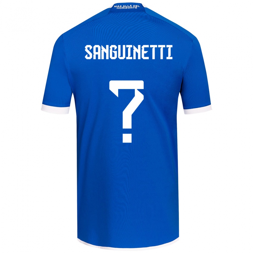 Børn Fernando Osorio Sanguinetti #0 Blå Hvid Hjemmebane Spillertrøjer 2024/25 Trøje T-Shirt