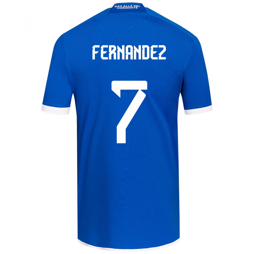 Børn Rebeca Fernández #7 Blå Hvid Hjemmebane Spillertrøjer 2024/25 Trøje T-Shirt