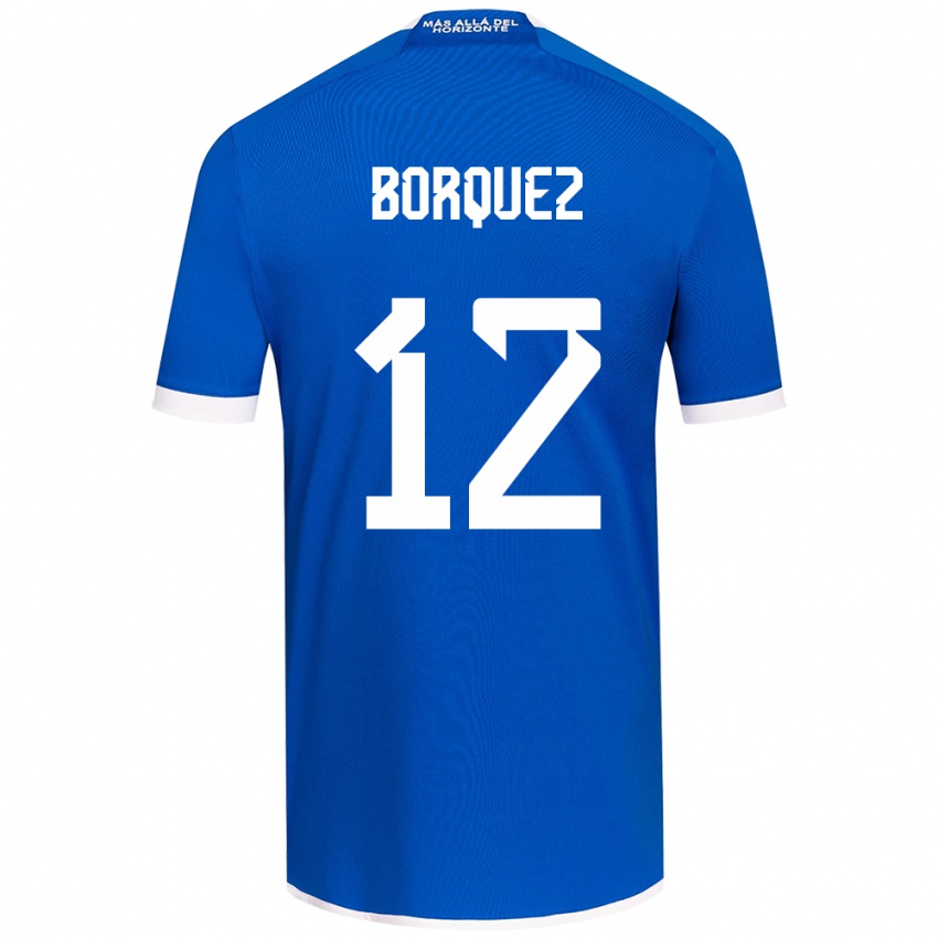 Børn Gabriela Bórquez #12 Blå Hvid Hjemmebane Spillertrøjer 2024/25 Trøje T-Shirt