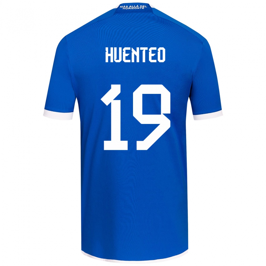 Børn Yessenia Huenteo #19 Blå Hvid Hjemmebane Spillertrøjer 2024/25 Trøje T-Shirt