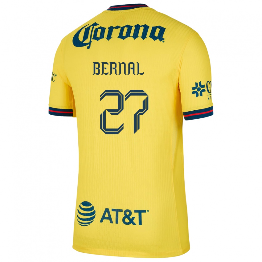 Børn Mayra Pelayo Bernal #27 Gul Blå Hjemmebane Spillertrøjer 2024/25 Trøje T-Shirt