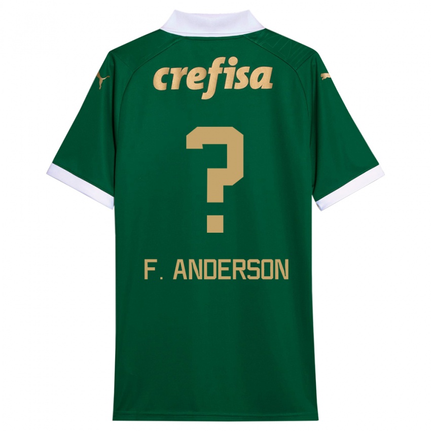 Børn Felipe Anderson #0 Grøn Hvid Hjemmebane Spillertrøjer 2024/25 Trøje T-Shirt