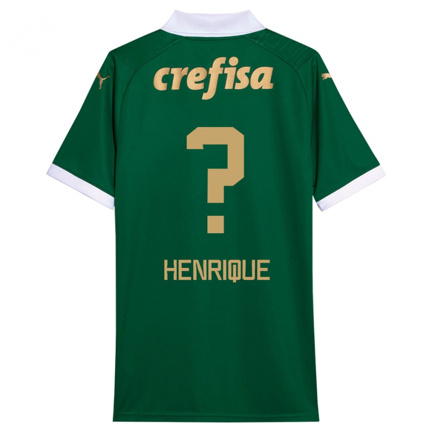 Børn Zé Henrique #0 Grøn Hvid Hjemmebane Spillertrøjer 2024/25 Trøje T-Shirt