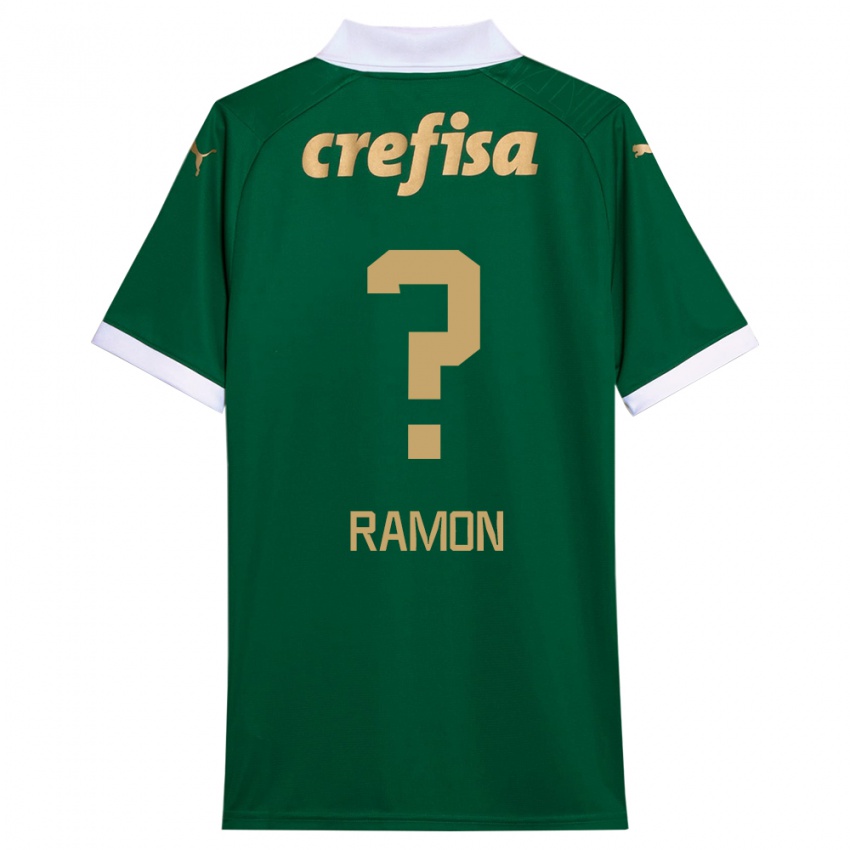 Børn Ramon #0 Grøn Hvid Hjemmebane Spillertrøjer 2024/25 Trøje T-Shirt