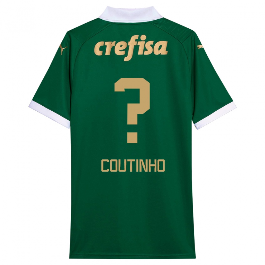 Børn Rafael Coutinho #0 Grøn Hvid Hjemmebane Spillertrøjer 2024/25 Trøje T-Shirt