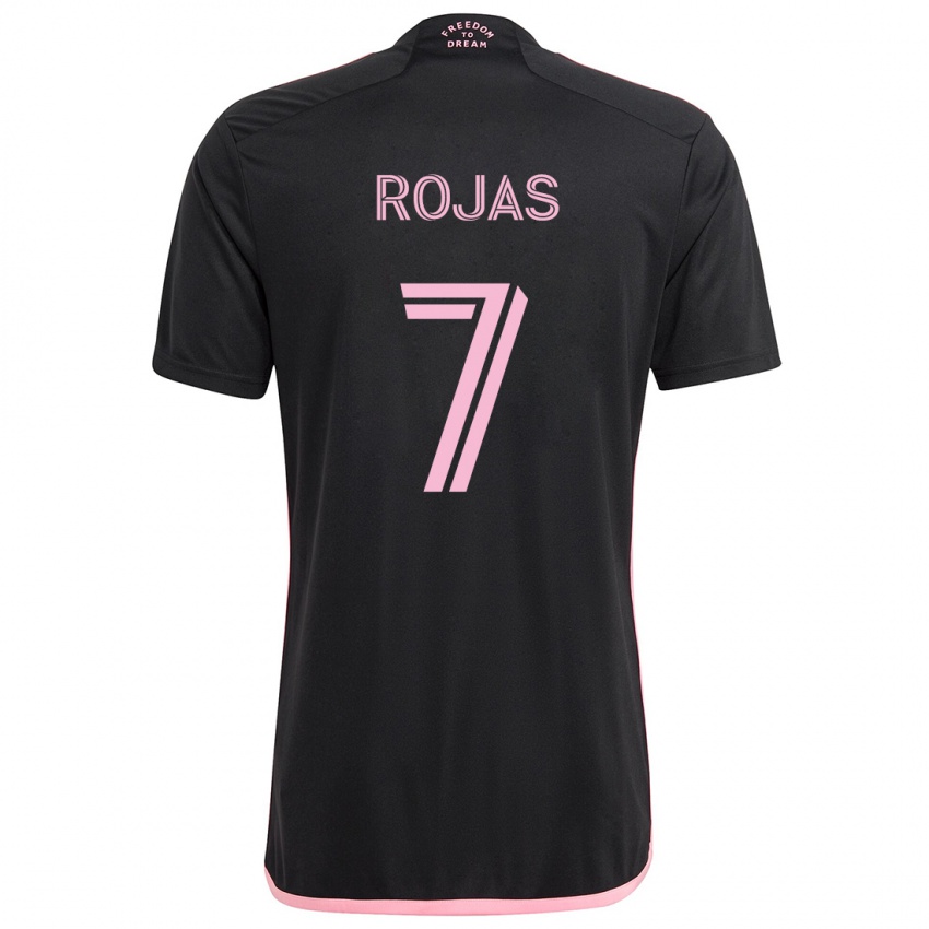 Børn Matías Rojas #7 Sort Udebane Spillertrøjer 2024/25 Trøje T-Shirt