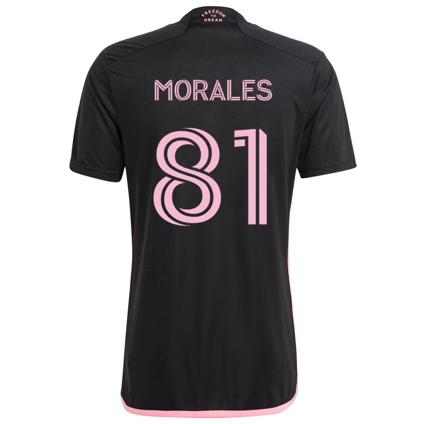 Børn Santiago Morales #81 Sort Udebane Spillertrøjer 2024/25 Trøje T-Shirt