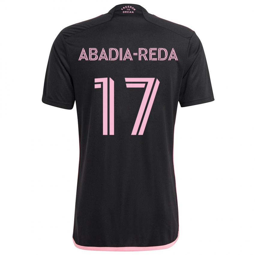 Børn Ezequiel Abadia-Reda #17 Sort Udebane Spillertrøjer 2024/25 Trøje T-Shirt