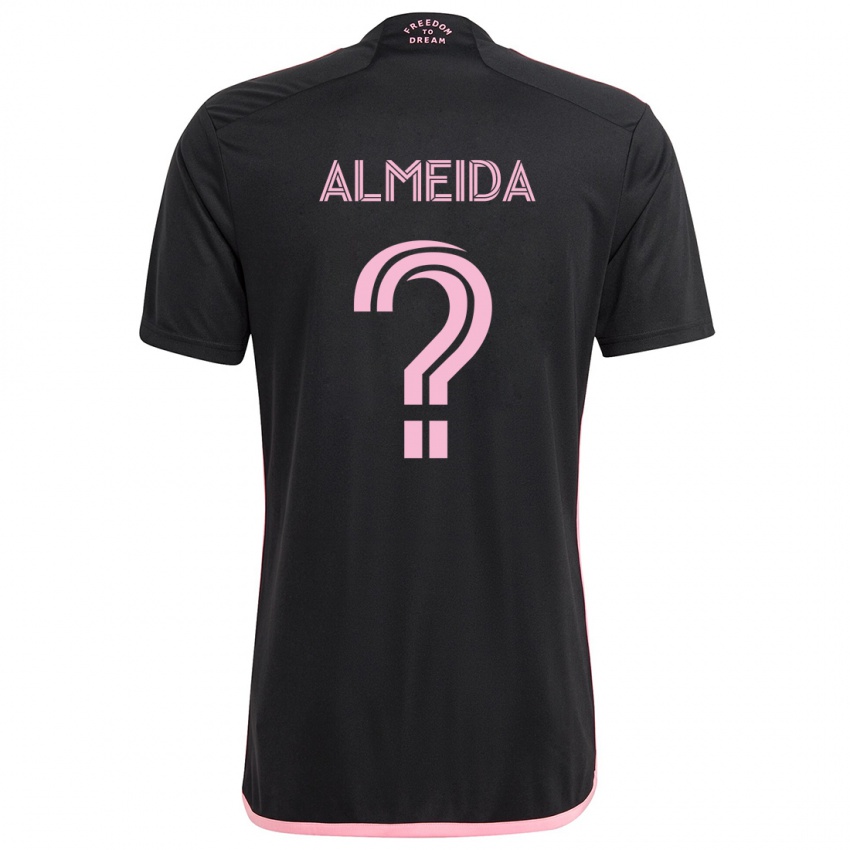 Børn Nicholas Almeida #0 Sort Udebane Spillertrøjer 2024/25 Trøje T-Shirt