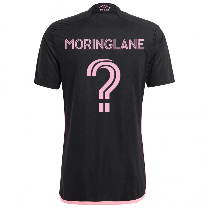 Børn Luis Moringlane #0 Sort Udebane Spillertrøjer 2024/25 Trøje T-Shirt