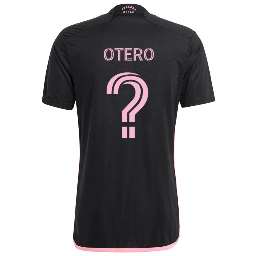 Børn Sebastián Otero #0 Sort Udebane Spillertrøjer 2024/25 Trøje T-Shirt