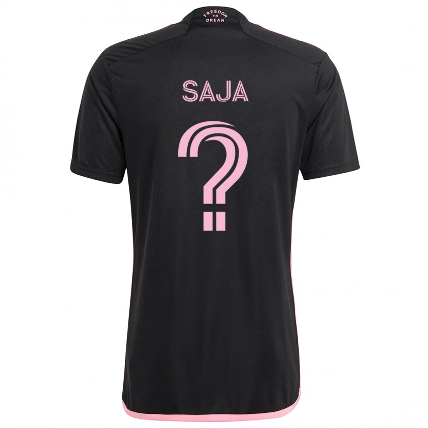 Børn Mateo Saja #0 Sort Udebane Spillertrøjer 2024/25 Trøje T-Shirt