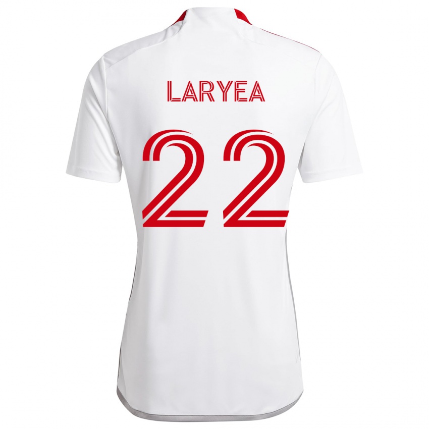 Børn Richie Laryea #22 Hvid Rød Udebane Spillertrøjer 2024/25 Trøje T-Shirt