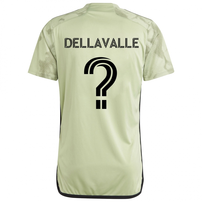 Børn Lorenzo Dellavalle #0 Lysegrøn Udebane Spillertrøjer 2024/25 Trøje T-Shirt