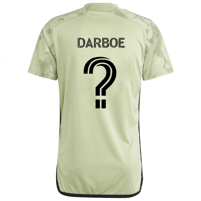 Børn Bajung Darboe #0 Lysegrøn Udebane Spillertrøjer 2024/25 Trøje T-Shirt