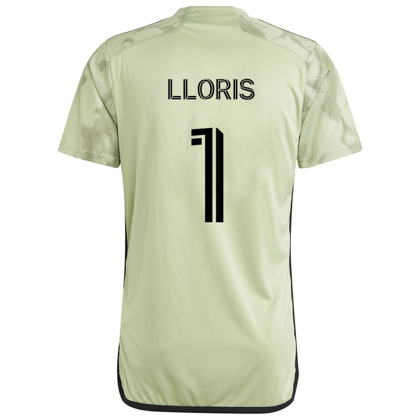 Børn Hugo Lloris #1 Lysegrøn Udebane Spillertrøjer 2024/25 Trøje T-Shirt