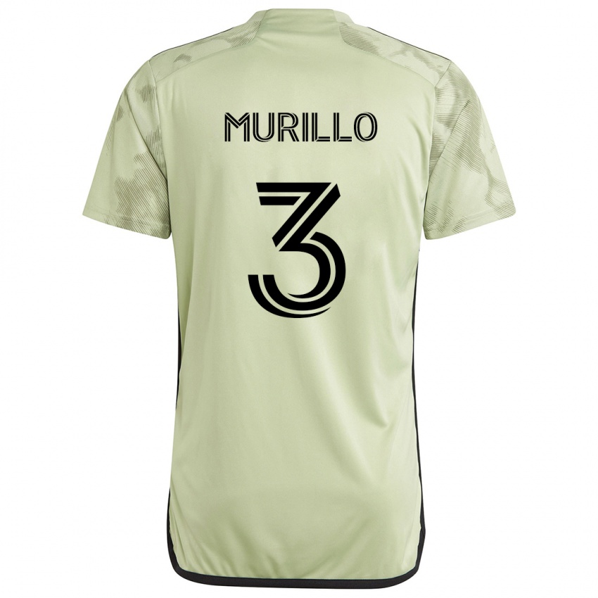 Børn Jesús Murillo #3 Lysegrøn Udebane Spillertrøjer 2024/25 Trøje T-Shirt