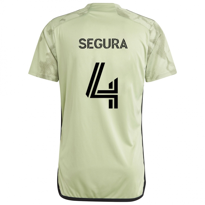 Børn Eddie Segura #4 Lysegrøn Udebane Spillertrøjer 2024/25 Trøje T-Shirt