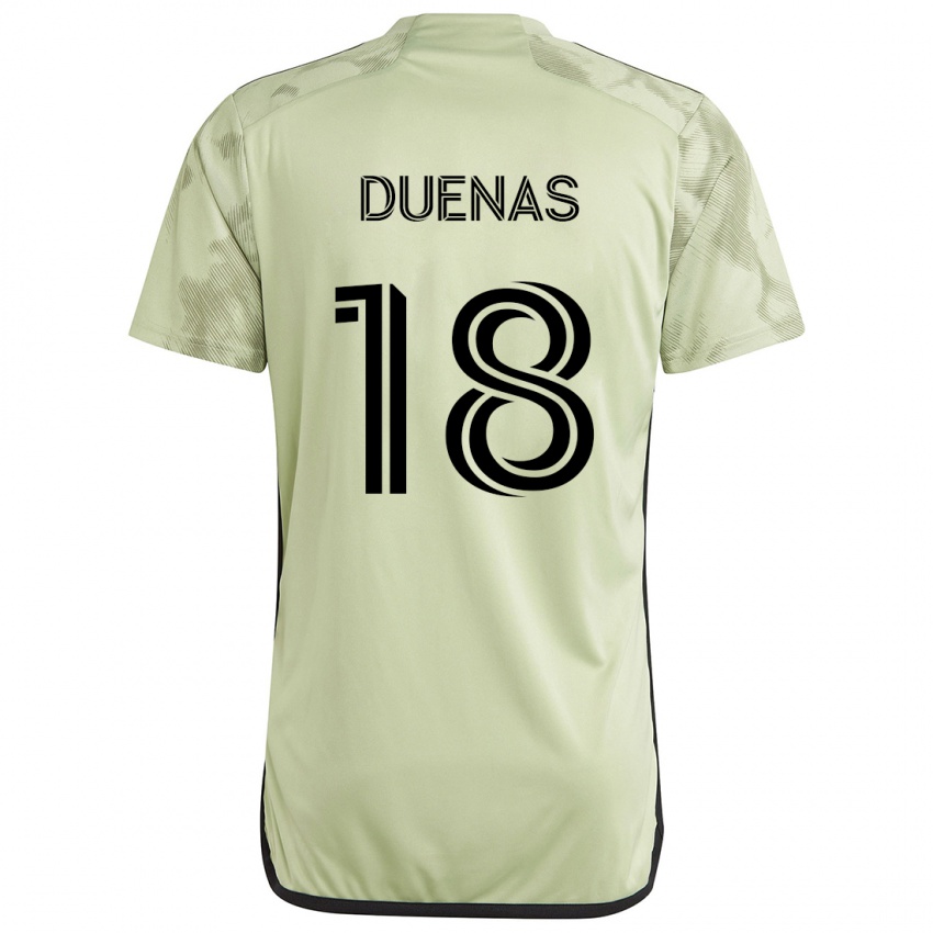 Børn Érik Dueñas #18 Lysegrøn Udebane Spillertrøjer 2024/25 Trøje T-Shirt