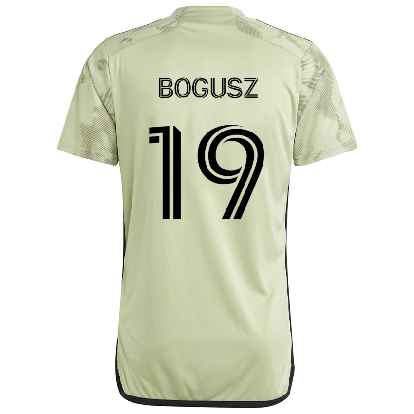 Børn Mateusz Bogusz #19 Lysegrøn Udebane Spillertrøjer 2024/25 Trøje T-Shirt