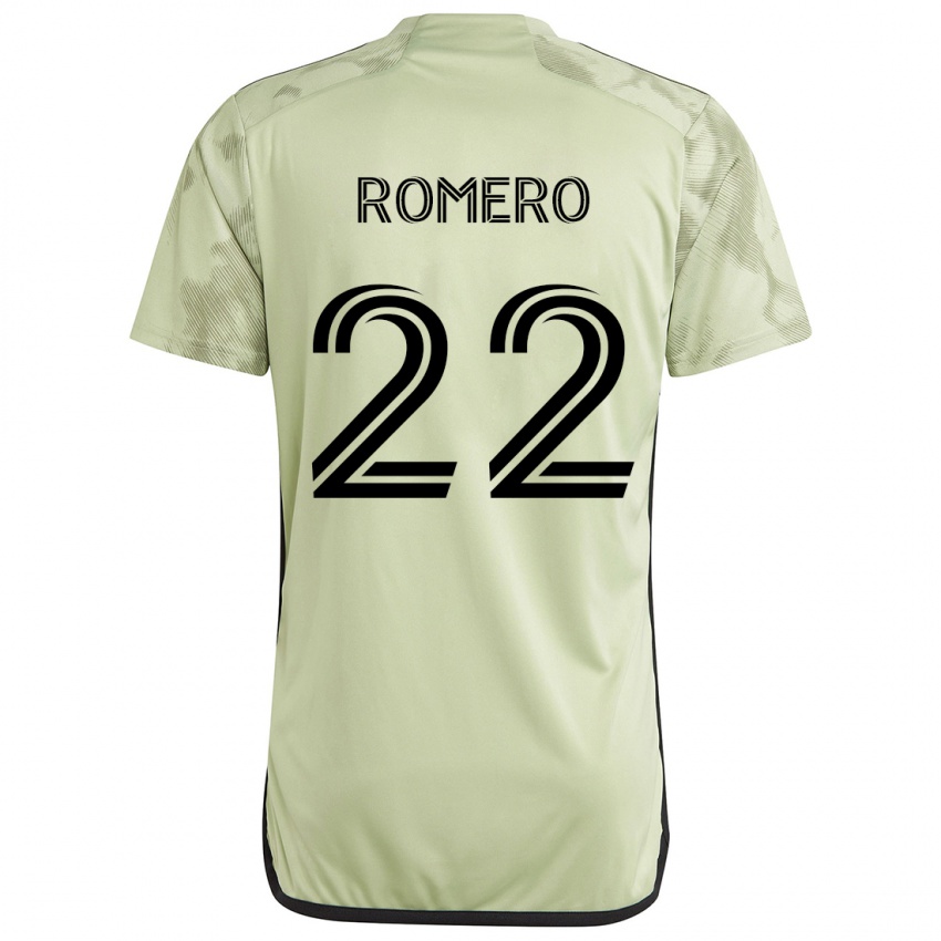 Børn Abraham Romero #22 Lysegrøn Udebane Spillertrøjer 2024/25 Trøje T-Shirt