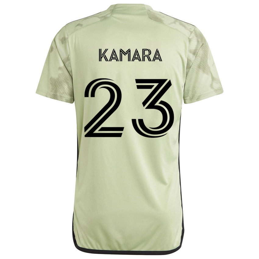 Børn Kei Kamara #23 Lysegrøn Udebane Spillertrøjer 2024/25 Trøje T-Shirt