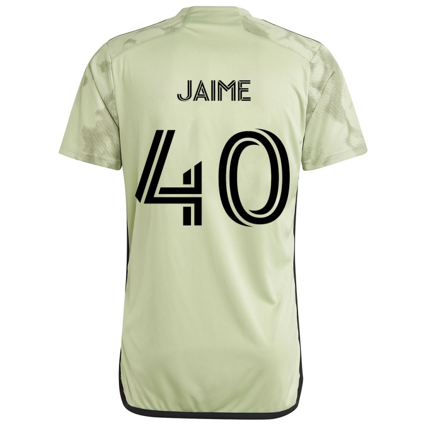 Børn Christopher Jaime #40 Lysegrøn Udebane Spillertrøjer 2024/25 Trøje T-Shirt