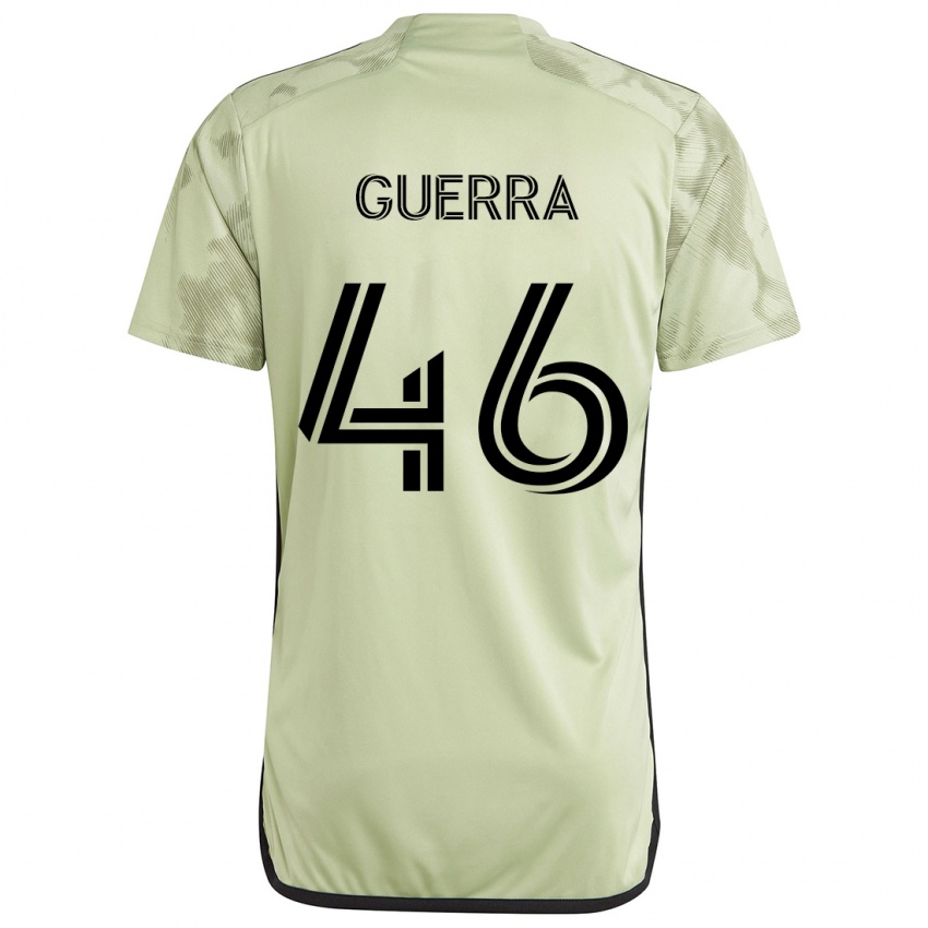 Børn Decarlo Guerra #46 Lysegrøn Udebane Spillertrøjer 2024/25 Trøje T-Shirt