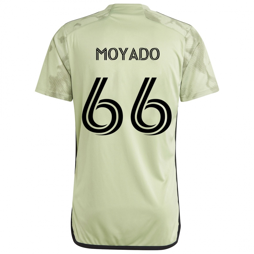 Børn Bryan Moyado #66 Lysegrøn Udebane Spillertrøjer 2024/25 Trøje T-Shirt