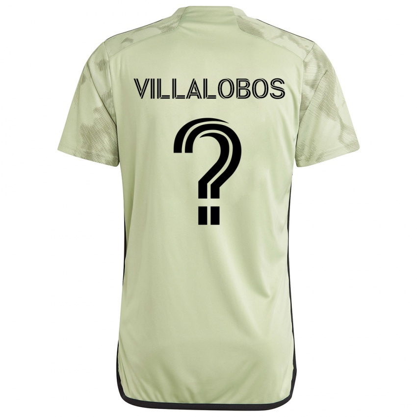 Børn Kristian Villalobos #0 Lysegrøn Udebane Spillertrøjer 2024/25 Trøje T-Shirt