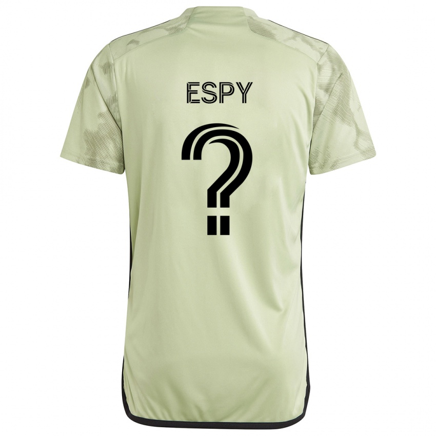 Børn Tyson Espy #0 Lysegrøn Udebane Spillertrøjer 2024/25 Trøje T-Shirt