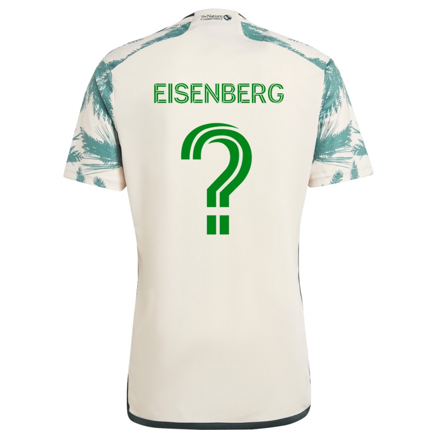 Børn Max Eisenberg #0 Beige Brun Udebane Spillertrøjer 2024/25 Trøje T-Shirt