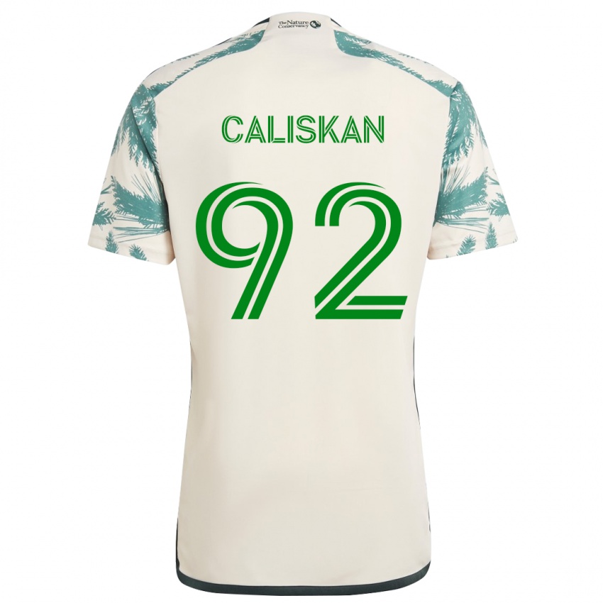 Børn Noel Caliskan #92 Beige Brun Udebane Spillertrøjer 2024/25 Trøje T-Shirt