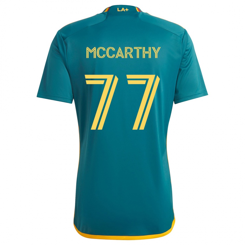 Børn John Mccarthy #77 Grøn Gul Udebane Spillertrøjer 2024/25 Trøje T-Shirt