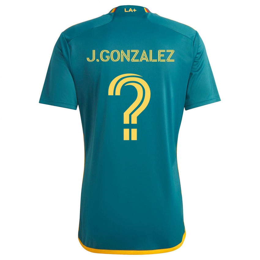 Børn Jesse Gonzalez #0 Grøn Gul Udebane Spillertrøjer 2024/25 Trøje T-Shirt