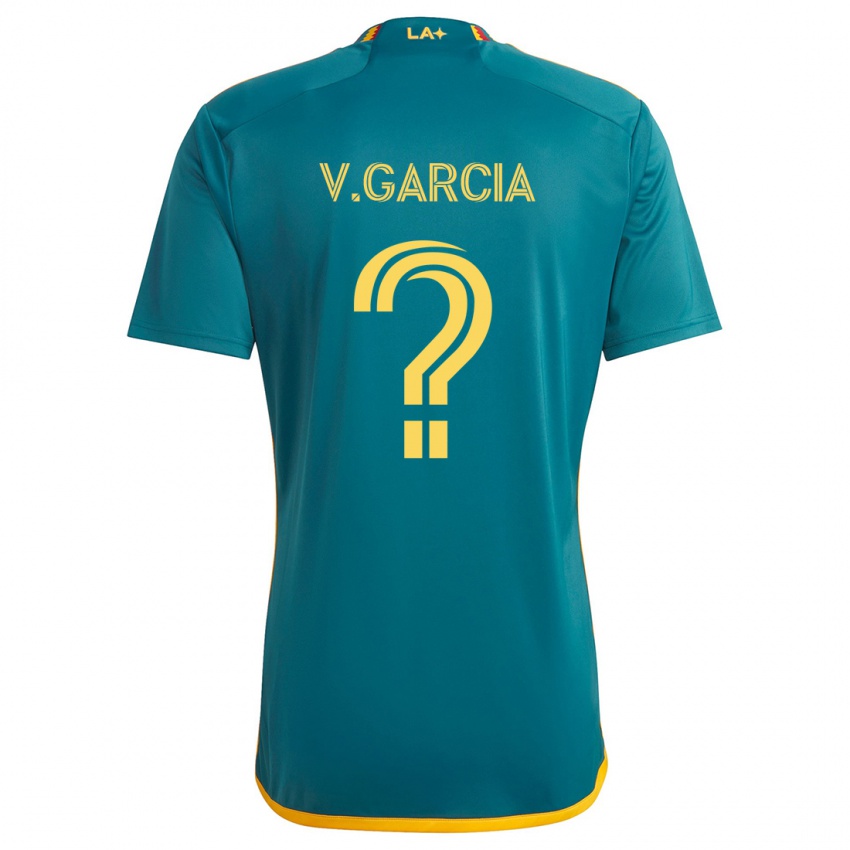 Børn Vicente Garcia #0 Grøn Gul Udebane Spillertrøjer 2024/25 Trøje T-Shirt