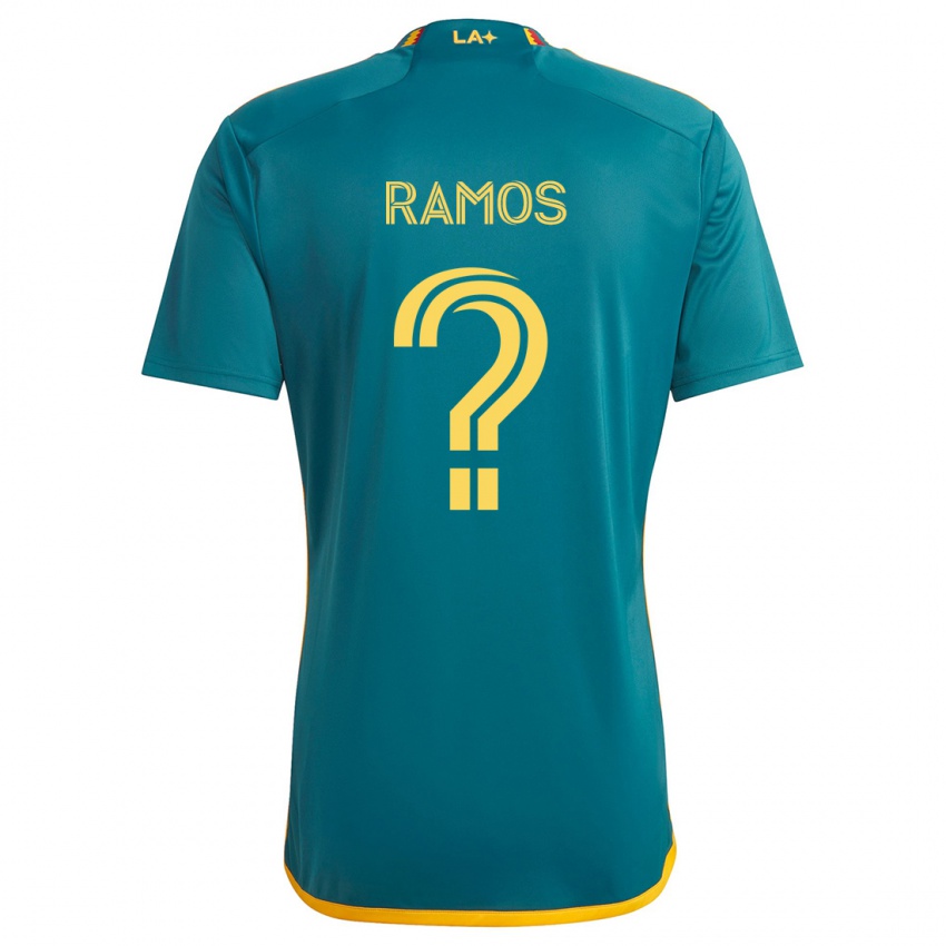 Børn Rubén Ramos #0 Grøn Gul Udebane Spillertrøjer 2024/25 Trøje T-Shirt